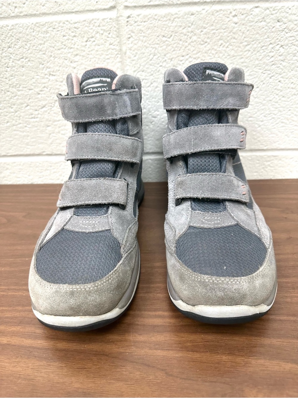 Women’s LL Bean Grey Tek 2.5 insulated  waterproof boots size 10